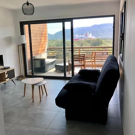 Piscine, 200m Port De Vecchio Pour 2 Personnes アパート *